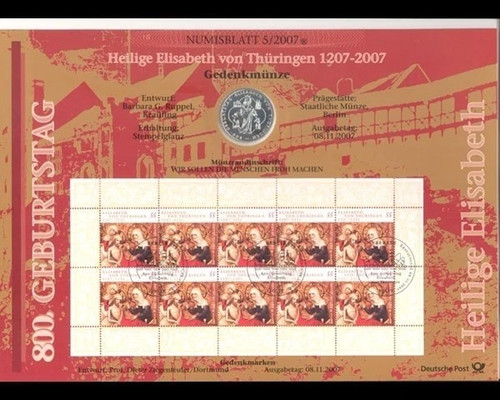 Brd numisblatt 2007 - brd,, 5/2007