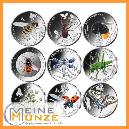 Euro münzen serie - münzen,
