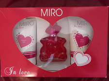MIRO IN LOVE SET EDP.75ML.+BODY LOTION 150ML+SHOWER GEL 150ML.MIT ORV!VERSION1!