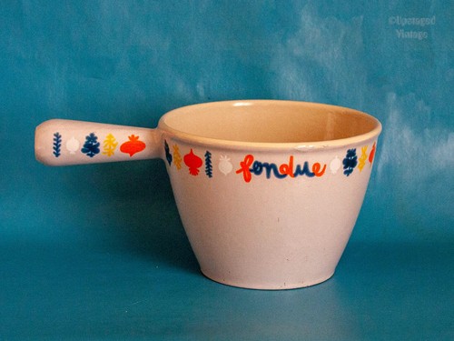 Creuset fondue soßentopf - le,