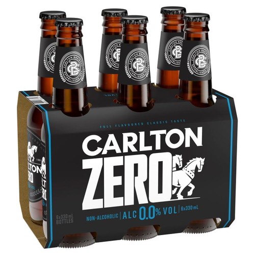 Carlton zero bottle - bottle, %