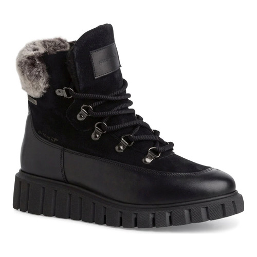 Lace boot black tamaris - wl,