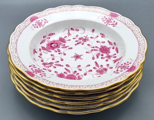 Meissen porzellan suppenteller - porzellan,
