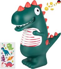 Spardose Dino Plastik Münze