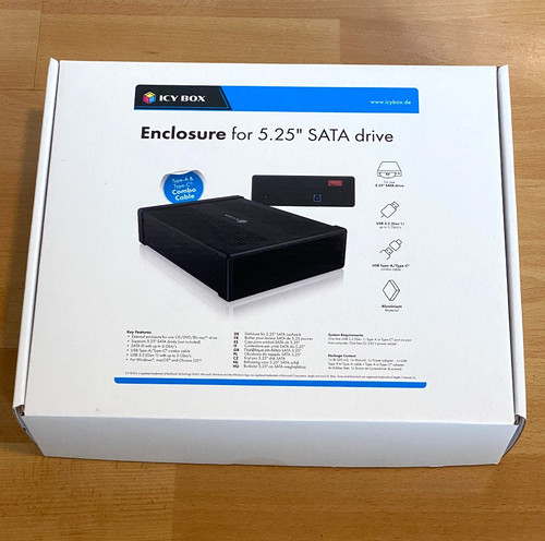 Icy box 525 gehäuse - box, ib-525-u3,
