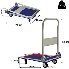 Plattformwagen Transportwagen klappbar Handwagen Rollwagen Wagen 150kg - 300kg