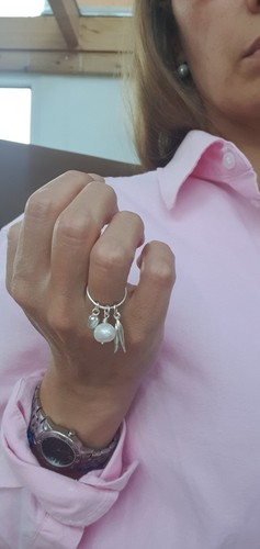 Ring mit anhänger - anhänger, 925