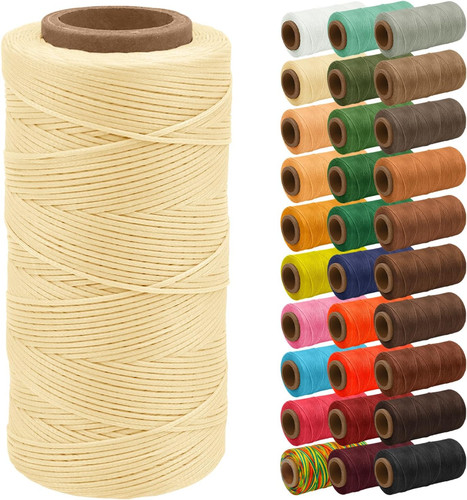 Wachsfaden 1mm 200m flacher - x,