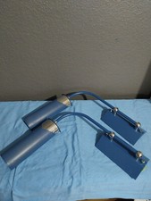 Peters Design Serie FINGO Wandlampe/Leuchte 2Stk.Blau 37cm-Ferienwohnung-Vintage