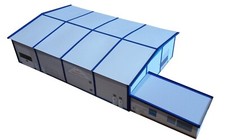 HO/1:87 Gewerbehalle mit