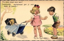 Künstler Ak Janser, Kinder