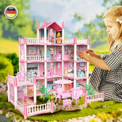 Puppenhaus mit möbeln und - möbeln,