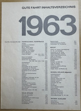 ORIGINAL Gute Fahrt 1963