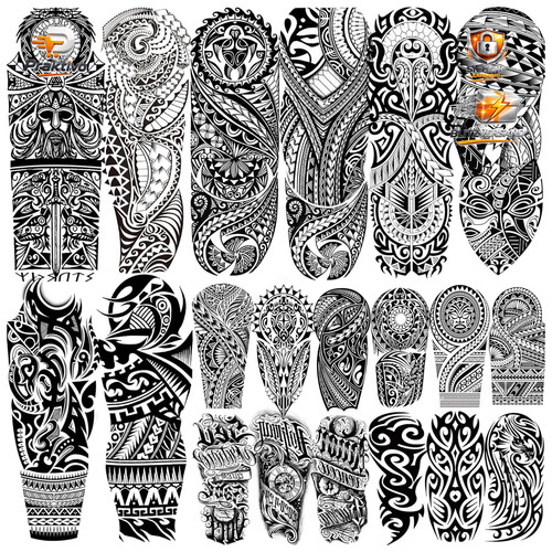 Temporäre tattoos blatt - 20,