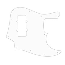 USA PICKGUARD für FENDER® MODERN PLAYER 2012-2013 JAZZ BASS® 3 Ply PG WHITE WBW