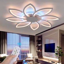 90W RGB LED Deckenleuchten mit Fernbedienung Dimmbar Deckenlampe Wohnzimmer