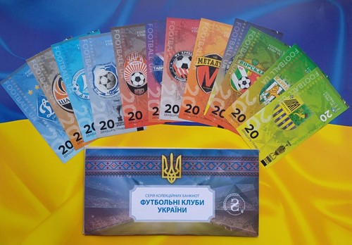Ukraine set banknoten - set,