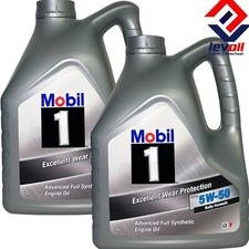 2x4 Liter  Mobil 1 FS X2 5W-50 Motoröl 5W50 Porsche A40 Mercedes 229.3 Fiat