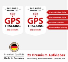 GPS Fahrrad Aufkleber Tracking