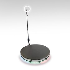 360 Grad Fotokabine Photo Booth Video Selfie Automatisch LED Ringlicht Hochzeit