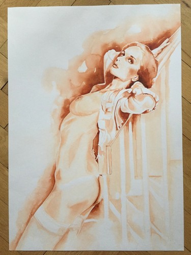Aquarell portrait gemälde - aquarell,,