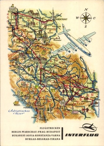 Landkarten hoppe - ak,