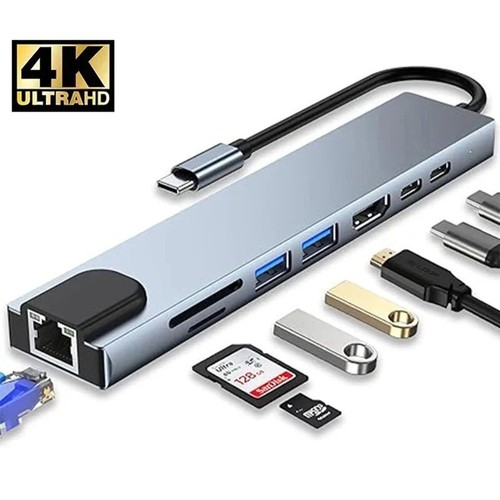 Usb hub adapter für - 8-in-1,