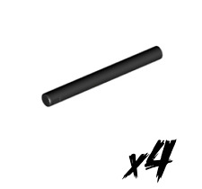 4x LEGO 30374 • 4L Stange