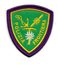 ITALIEN Polizia  FRONTIERA Police Patch Polizei Abzeichen Italia GRENZPOLIZEI