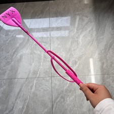 Rosa 46.5cm Peitsche Spanking Paddle Reiten Bondage Flogger BDSM Sklave Cosplay 