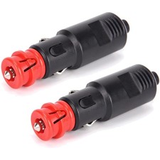 2 Stück Auto Stecker 12V-24V
