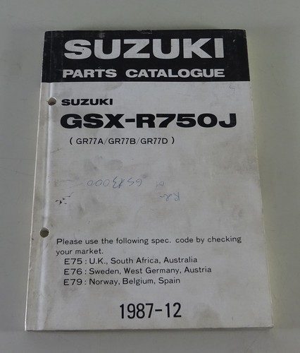 Teilekatalog suzuki gsx r - suzuki,