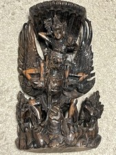 Große Garuda Vishnu Holzfigur