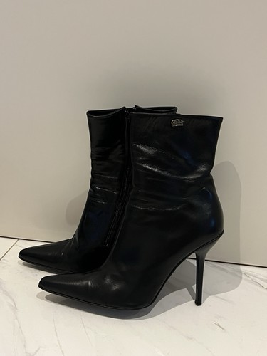 Buffalo leder stiefelette - leder,