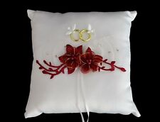 Ringkissen ivory WAHL bordeaux