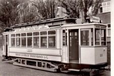 Postkarte :  BERLIN   - hist. Straßenbahn Typ TF 21  s  Baujahr 1916