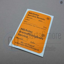 Original service aufkleber - vw,