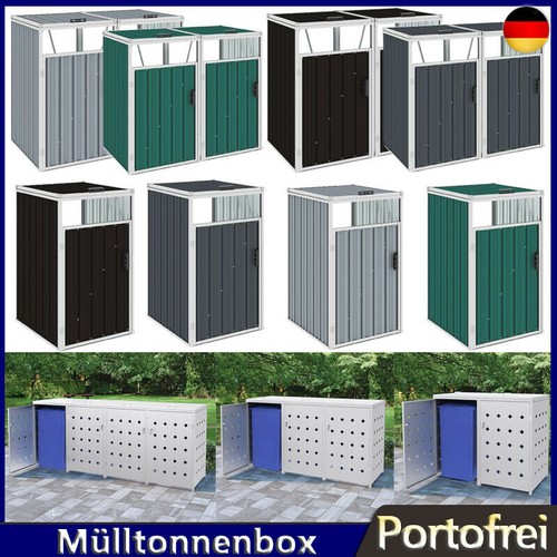 Mülltonnenbox stahl - mülltonnenbox,