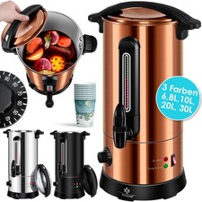 KESSER Glühweinkocher Heißwasserspender Einkochautomat Glühweinkessel Thermostat