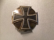 EK 1 1914 Schraubscheibe 835 Silber Gewölbt Echtheitsgarantie Eisenkern