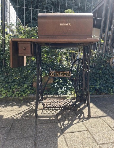 Singer nähmaschine antik mit - singer,