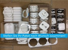 ab 3€ Wunschpaket Busch Jäger LX alpinweiß 204 Steckdosen Schalter Rahmen weiß