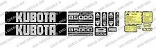 Kubota B5000 Kompakt Traktor Aufkleber Set