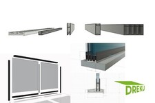 Schienensystem für Glas |