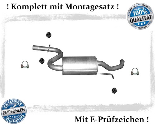 Mittelschalldämpfer für - , vw