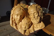 c.1970 HL. FAMILIE HOLZFIGUR