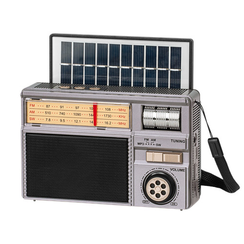 Tragbares analoges solarradio - tragbares,
