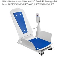 Dietz Kanjo Eco inkl. Bezugset blau Badewannenlifter