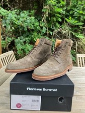 Floris van Bommel Stiefel "De Brikke 02.01 in dark green" - Neu handgefertigt