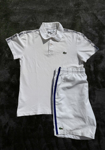 Lacoste overall weiß s - lacoste,
